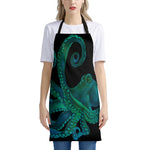 Watercolor Octopus Print Apron