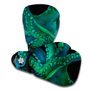 Watercolor Octopus Print Boxing Gloves