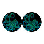 Watercolor Octopus Print Car Coasters