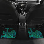 Watercolor Octopus Print Front and Back Car Floor Mats