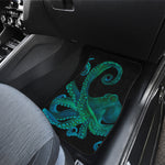 Watercolor Octopus Print Front and Back Car Floor Mats