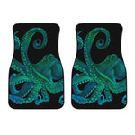 Watercolor Octopus Print Front Car Floor Mats