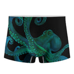 Watercolor Octopus Print Men's Boxer Briefs