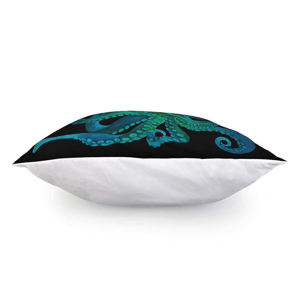 Watercolor Octopus Print Pillow Cover