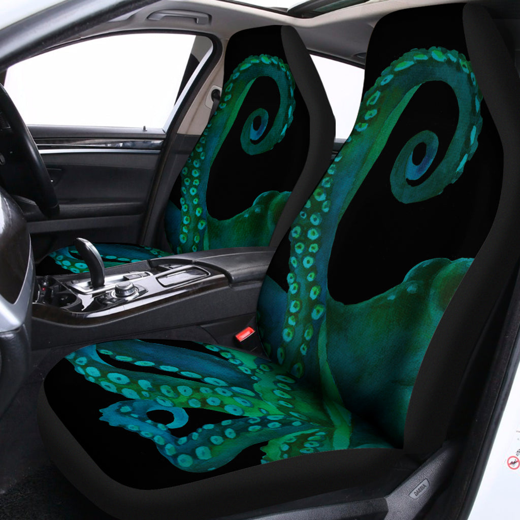 Watercolor Octopus Print Universal Fit Car Seat Covers
