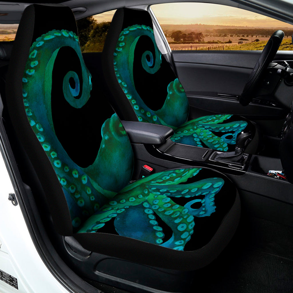Watercolor Octopus Print Universal Fit Car Seat Covers