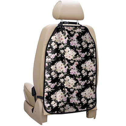 Watercolor Orchid Flower Pattern Print Car Seat Organizers