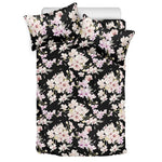 Watercolor Orchid Flower Pattern Print Duvet Cover Bedding Set