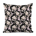 Watercolor Orchid Flower Pattern Print Pillow Cover