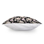 Watercolor Orchid Flower Pattern Print Pillow Cover