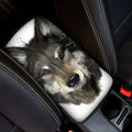 Watercolor Painting Wolf Print Car Center Console Cover