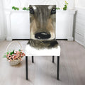 Watercolor Painting Wolf Print Dining Chair Slipcover