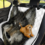 Watercolor Painting Wolf Print Pet Car Back Seat Cover