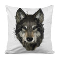 Watercolor Painting Wolf Print Pillow Cover