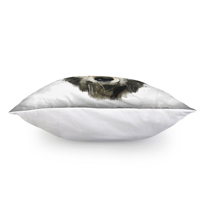 Watercolor Painting Wolf Print Pillow Cover