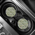 Watercolor Panda Bear Pattern Print Car Coasters
