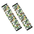 Watercolor Panda Bear Pattern Print Car Seat Belt Covers