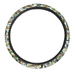 Watercolor Panda Bear Pattern Print Car Steering Wheel Cover