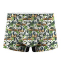 Watercolor Panda Bear Pattern Print Men's Boxer Briefs