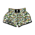 Watercolor Panda Bear Pattern Print Muay Thai Boxing Shorts