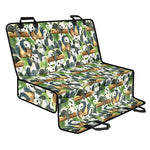 Watercolor Panda Bear Pattern Print Pet Car Back Seat Cover