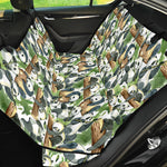Watercolor Panda Bear Pattern Print Pet Car Back Seat Cover