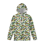 Watercolor Panda Bear Pattern Print Pullover Hoodie