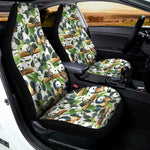 Watercolor Panda Bear Pattern Print Universal Fit Car Seat Covers