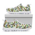 Watercolor Panda Bear Pattern Print White Running Shoes