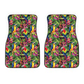 Watercolor Parrot Pattern Print Front Car Floor Mats