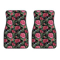 Watercolor Peony Pattern Print Front Car Floor Mats
