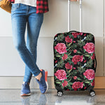 Watercolor Peony Pattern Print Luggage Cover