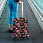 Watercolor Peony Pattern Print Luggage Cover