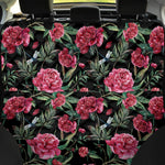 Watercolor Peony Pattern Print Pet Car Back Seat Cover