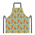 Watercolor Pineapple Pattern Print Apron