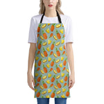 Watercolor Pineapple Pattern Print Apron