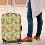Watercolor Pineapple Pattern Print Luggage Cover GearFrost