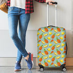 Watercolor Pineapple Pattern Print Luggage Cover GearFrost