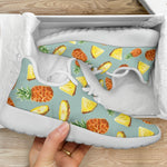 Watercolor Pineapple Pattern Print Mesh Knit Shoes GearFrost