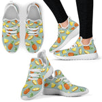 Watercolor Pineapple Pattern Print Mesh Knit Shoes GearFrost