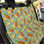 Watercolor Pineapple Pattern Print Pet Car Back Seat Cover