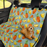 Watercolor Pineapple Pattern Print Pet Car Back Seat Cover