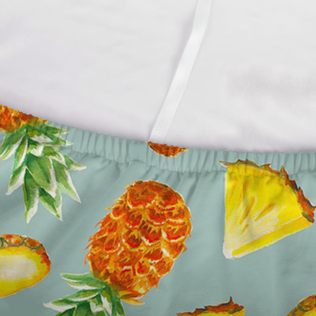 Watercolor Pineapple Pattern Print Sofa Cover