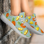 Watercolor Pineapple Pattern Print Sport Shoes GearFrost