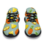 Watercolor Pineapple Pattern Print Sport Shoes GearFrost