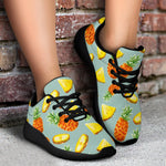 Watercolor Pineapple Pattern Print Sport Shoes GearFrost