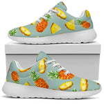 Watercolor Pineapple Pattern Print Sport Shoes GearFrost