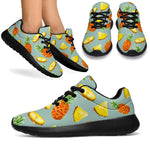 Watercolor Pineapple Pattern Print Sport Shoes GearFrost