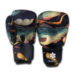 Watercolor Pisces Zodiac Sign Print Boxing Gloves