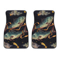 Watercolor Pisces Zodiac Sign Print Front Car Floor Mats